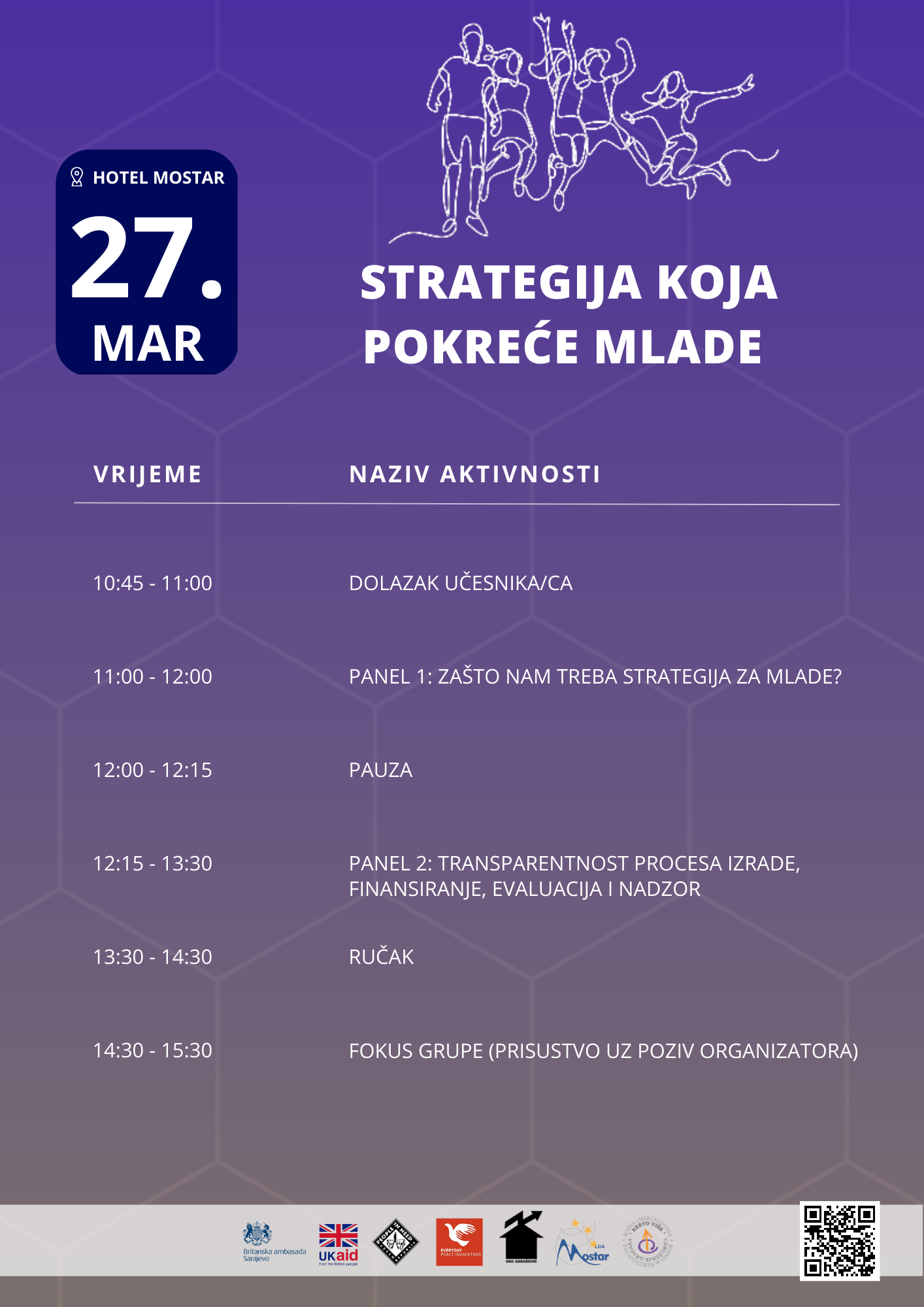 "Strategija koja pokreće mlade" u okviru projekta Mostar - Prostoriji koji pokreću